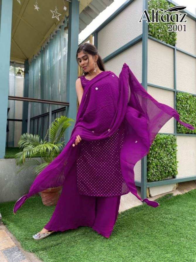 Alfaaz 2 Georgette Festive Wear Latest Designer Salwar Kameez Collection
