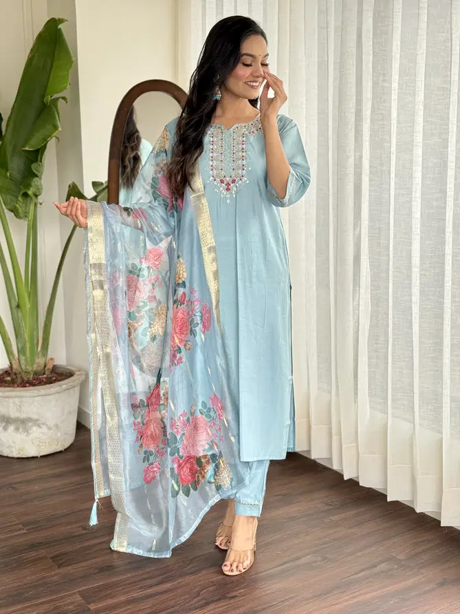 Tanisha Vol 14 By An Bazaar Kurti With Bottom Dupatta Suppliers In India