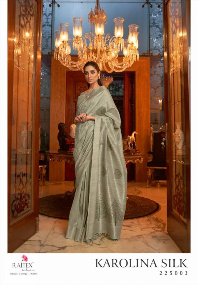 Rajtex Karolina Silk Heavy Designer Festive Wear Handloom Latest Saree Collection
