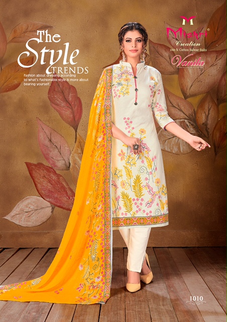 Mishri Vanila Latest Fancy Designer Regular Casual Wear Printed Pure Cotton Collection
