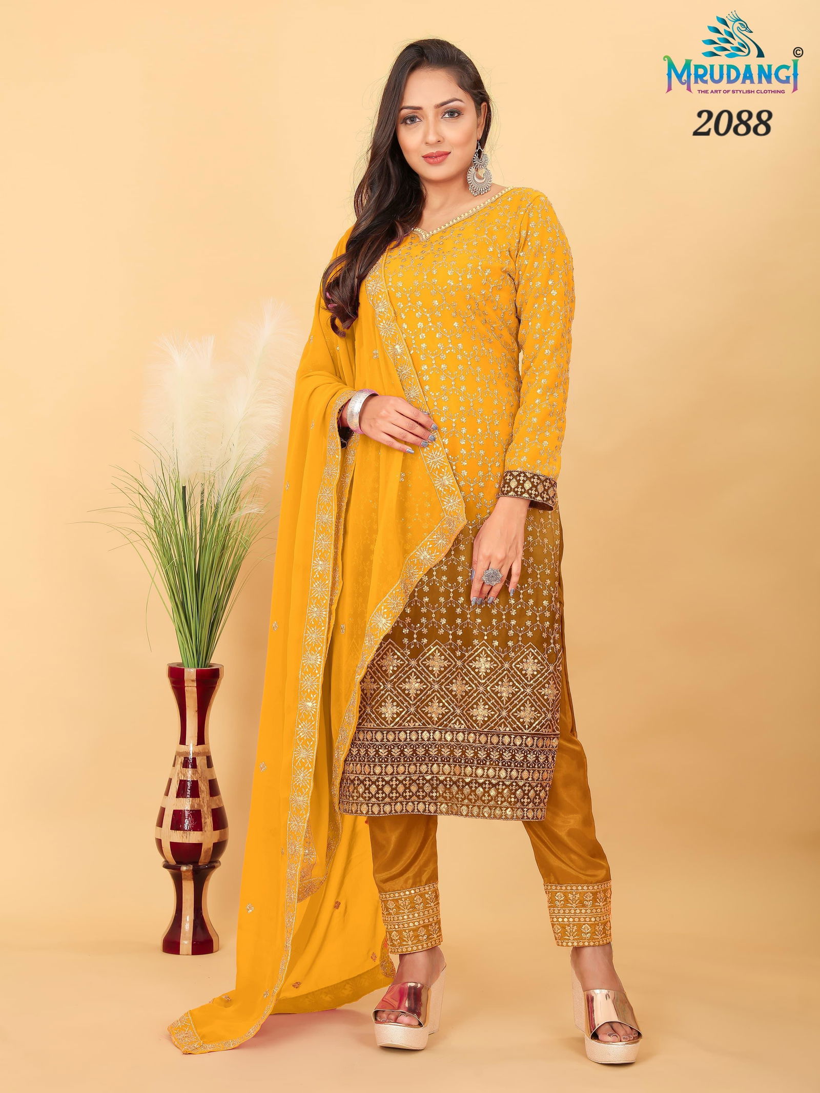 Misri By Mrudangi Kurtis With Bottom Dupatta Orders In India