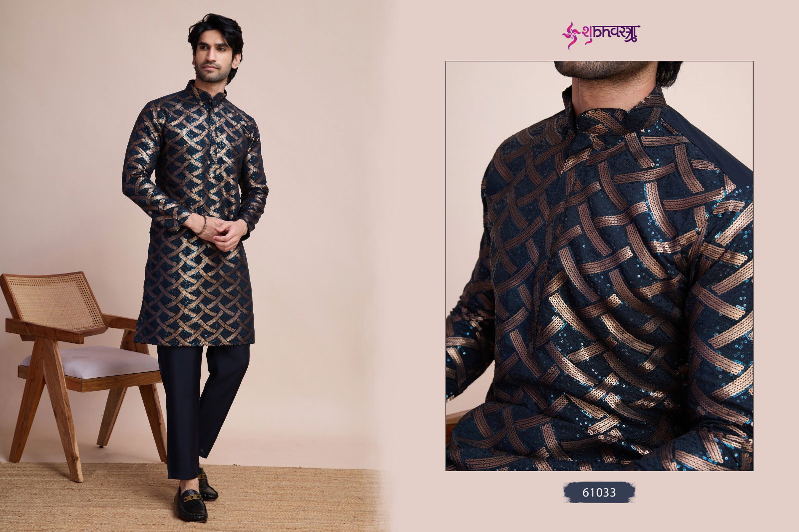 Mens Tradition By Shubhvastra Silk Embroidered Kurta Orders In India