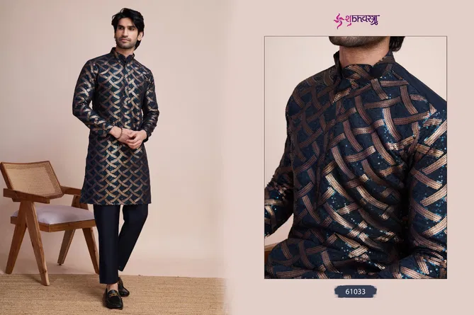 Mens Tradition By Shubhvastra Silk Embroidered Kurta Orders In India