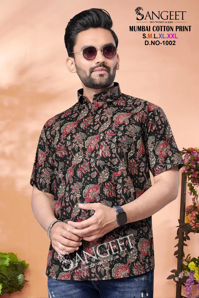 Sangeet Mumbai Cotton Print Mens T Shirt Wholesale In India