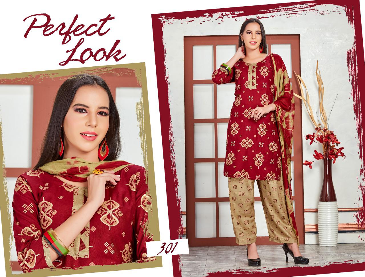 Trendy Sunhaari Latest Designer Resular Wear Rayon Printed Ready Made Salwar Kameez Collection 