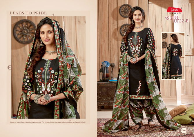 Jash Baby Doll Vol 22 B Latest Pure Cotton Printed Casual Wear Dress Material Collection