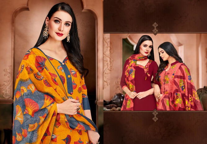 Jiyaan Patiyala Queen 4 Latest Fancy Designer Casual Wear Cotton Printed Patiala Dress Material Collection
