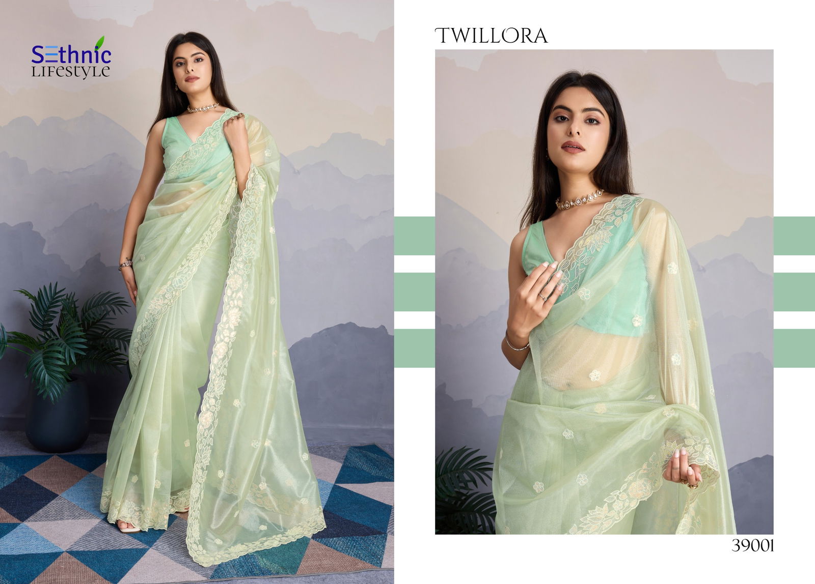 Twillora By Sethnic Fancy Designer Saree Wholesale Online