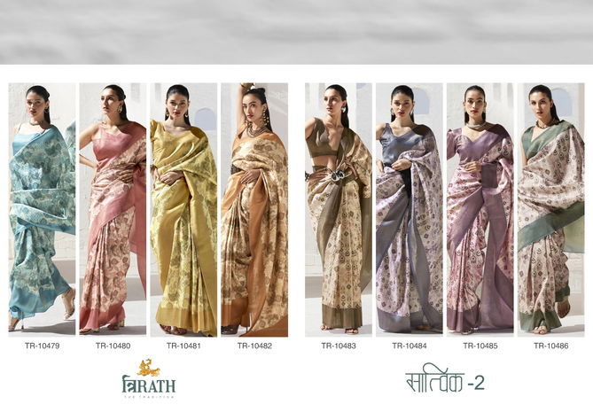 Satvik Vol 2 By Trirath Art Silk Daily Wear Saree Suppliers In India