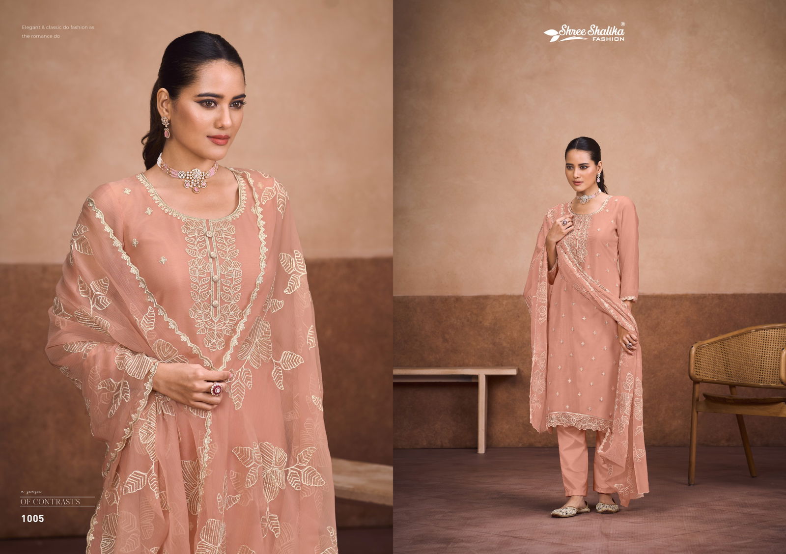 Albeli By Shree Shalika Organza Embroidery Salwar Suits Wholesale Online