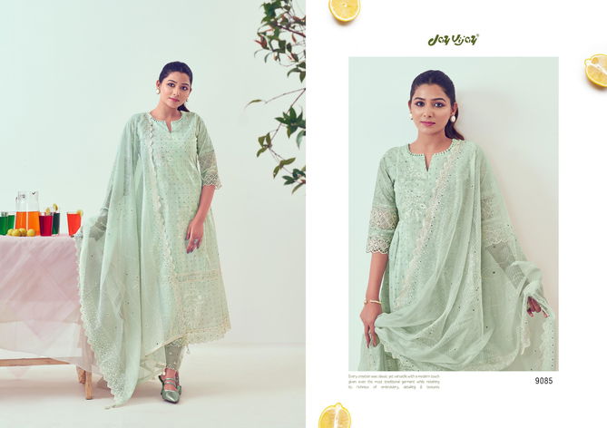 Shikanji By Jay Vijay Embroidery Organza Khadi Block Printed Suits Wholesale Market In Surat