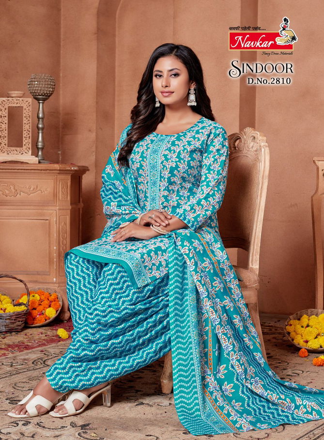 Sindoor Vol 28 By Navkar Mix Cotton Kurti With Bottom Dupatta Exporters In India