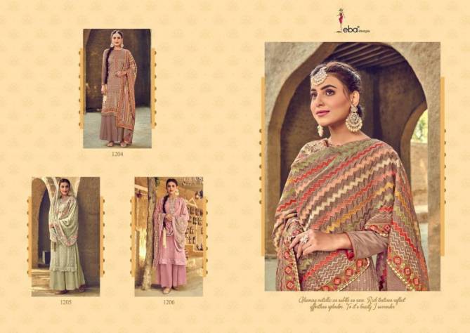 Eba Sartaj Dress Material Latest Heavy Designer Wedding Wear Heavy Worked Salwar Suits Collection