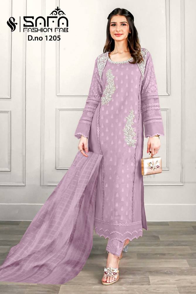Safa Fashion 1205 Readymade Gorgette Pakistani Suits Orders In india