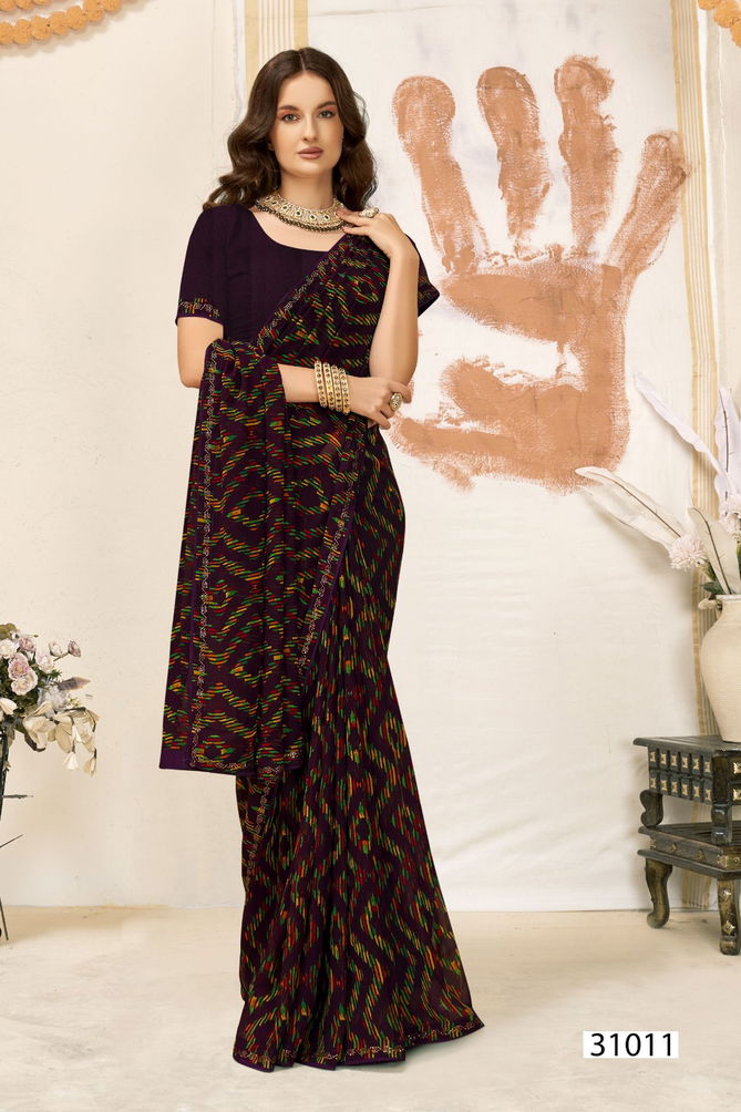 Namiksha Vol 5 By Vallabhi Printed Georgette Sarees Exporters In India