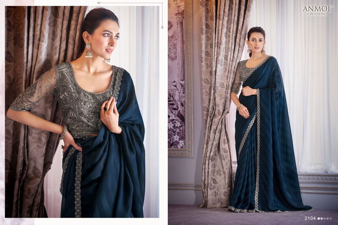 Kaina Vol 2 By Anmol Embroidery Saree Suppliers In India