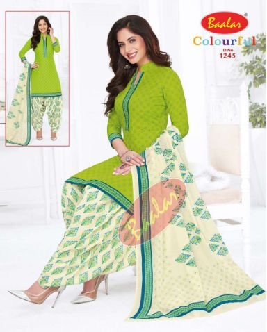 Baalar Colourful 12 New Cotton Printed Regular Wear Ready Made Dress Collection