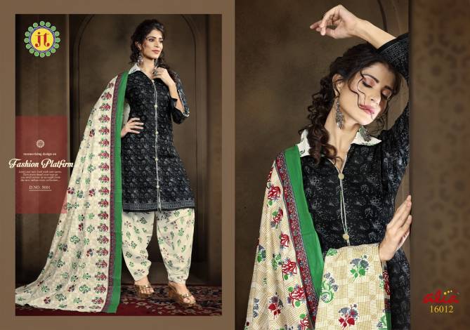 JT Alia 16 Bandhani Printed Cotton Regular Wear Collection

