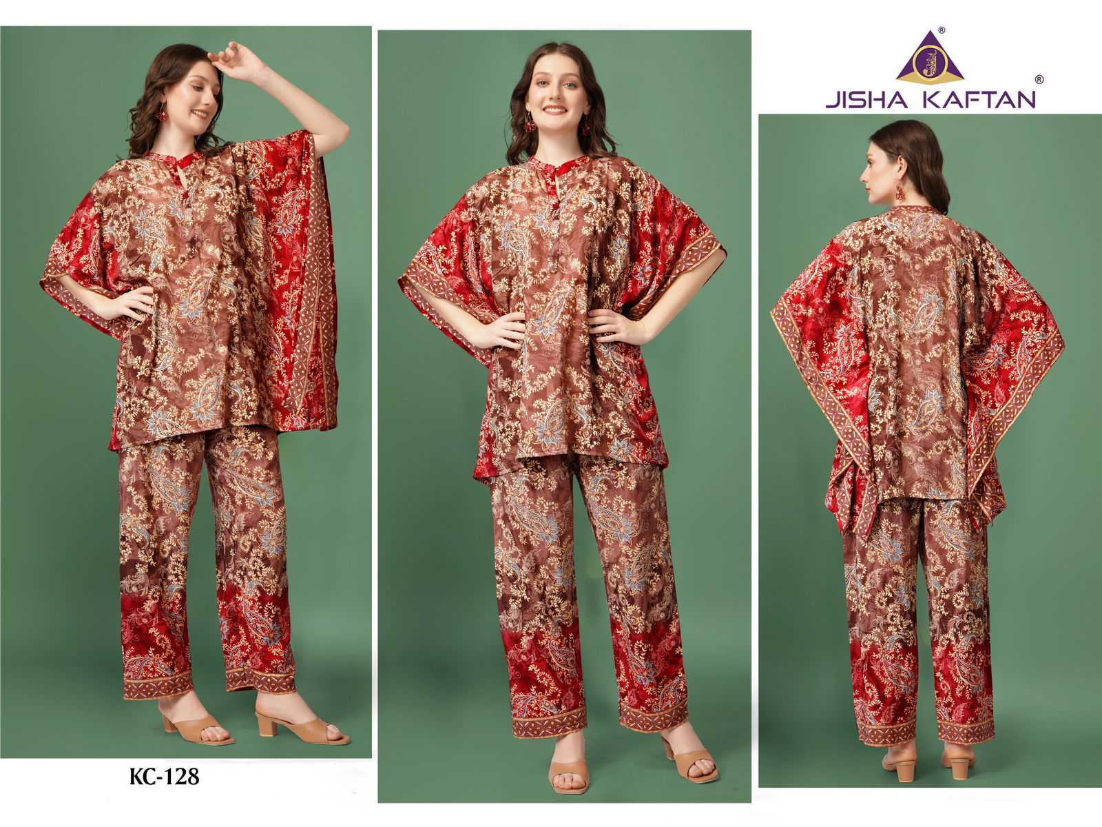 Rayon Co Ord Vol 4 By Jisha Kaftan Western Cord Set Islamic Kaftan Wholesale Online