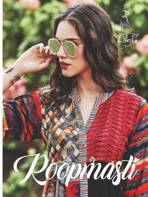 Diksha Roopmasti Latest Fancy Regular Wear Rayon Fancy Long Kurtis Collection
