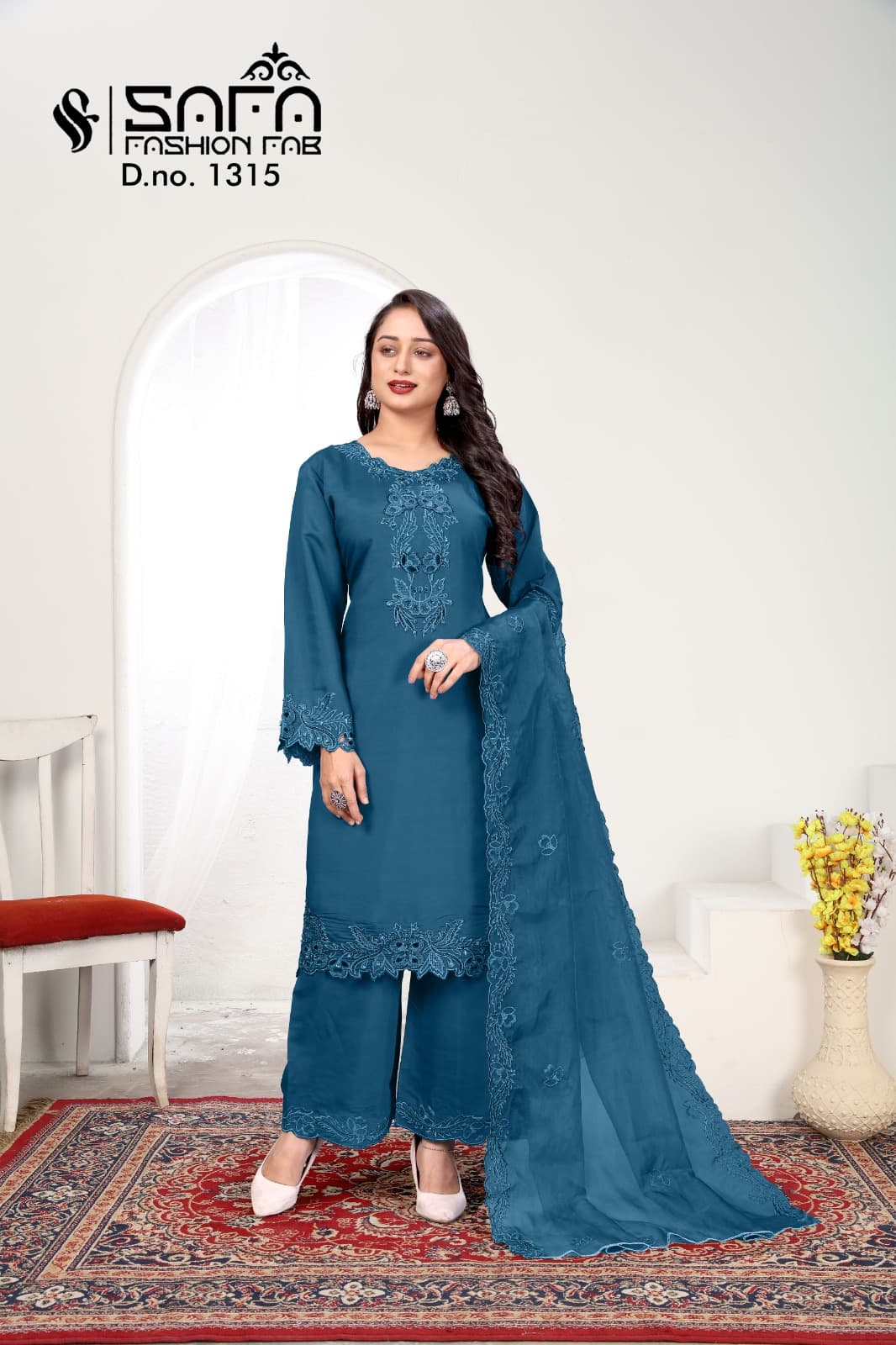 Safa Fashion Fab 1315 Readymade Pakistani Suit Wholesale In India