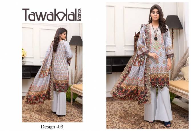 Tawakkal Parizaad Casual Daily Wear Cotton Karachi Printed Dress Material Collection