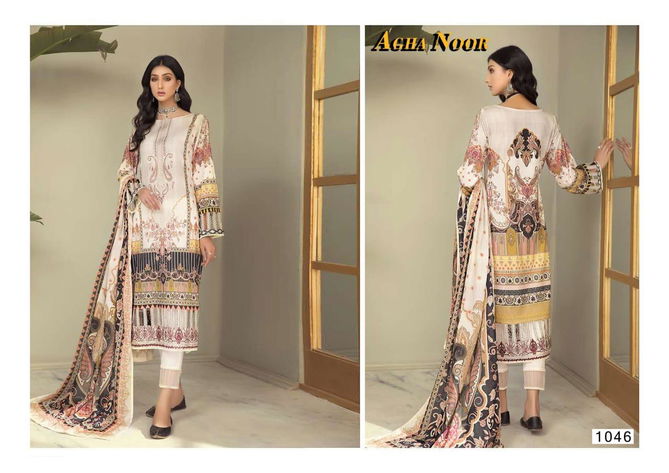 Agha Noor 4 Fancy Designer Casual Wear Printed Salwar Kameez Collection
