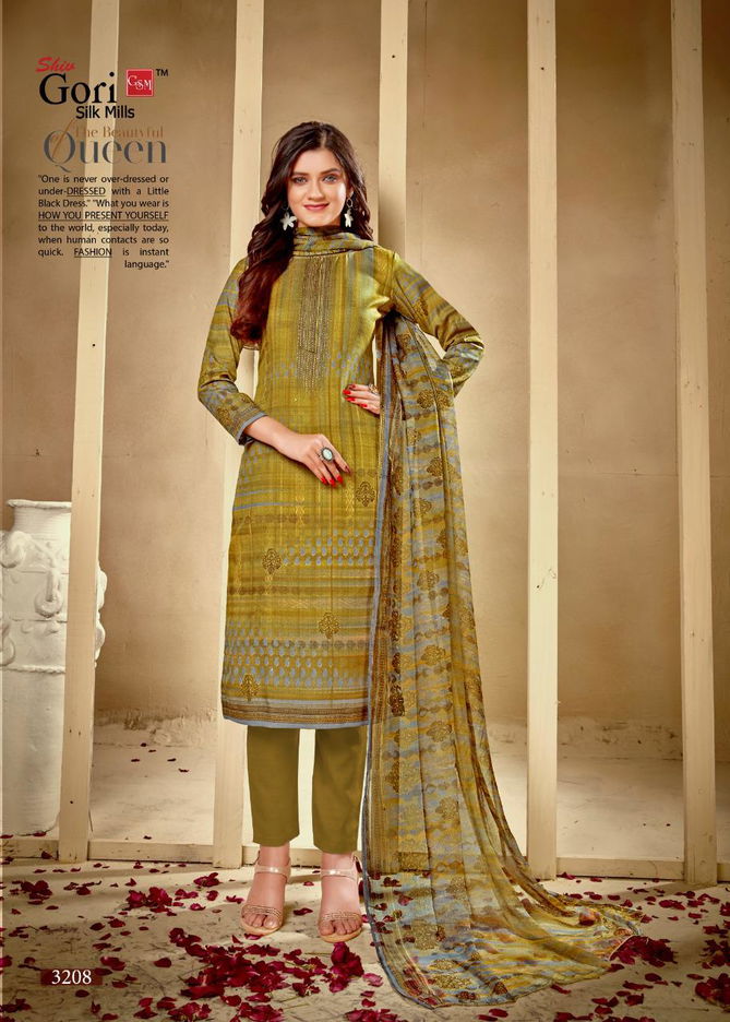 Gori Panjabi Kudi Vol 32 Latest Heavy Cotton Printed Dress Materials With Exquisitely Printed Pure Chiffon Dupatta Collection
