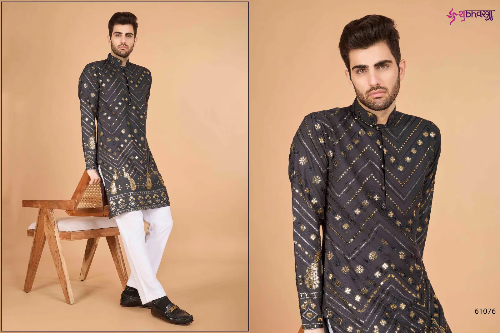 Heritage Vastra By Shubhvastra Viscose Rayon Mens Kurta Wholesale In India