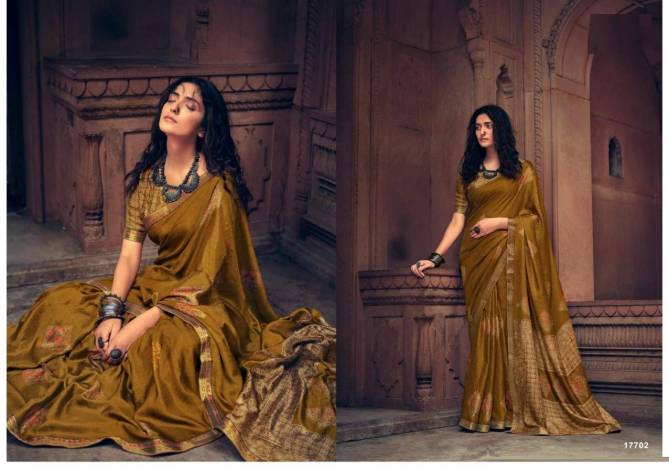 Tanushree Ethnic Wear Designer Fancy Cotton Saree Collection
