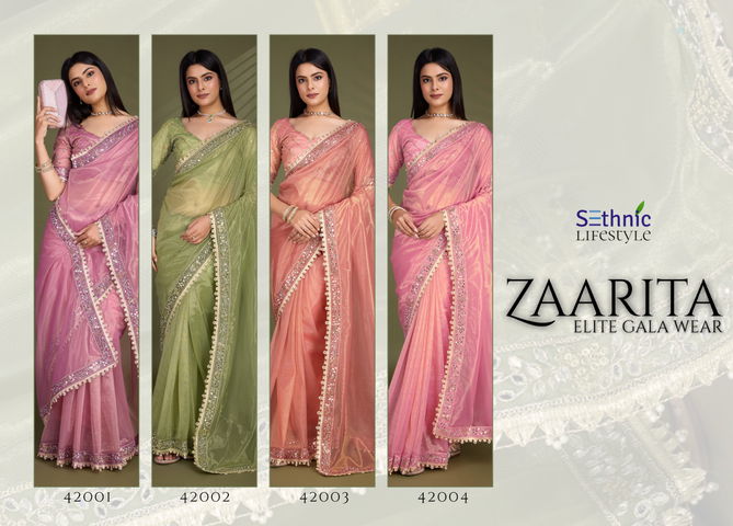 Zaarita By Sethnic Fancy Designer Wholesale Saree Suppliers In Mumbai