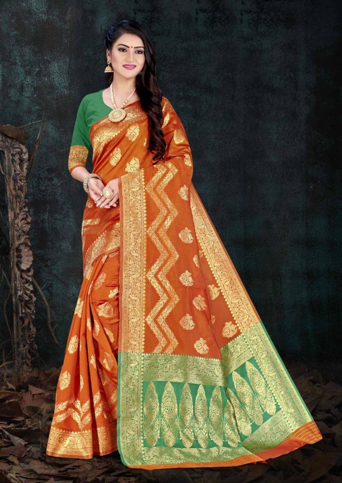 SHAKUNT SUREKHA Art silk Designer latest Saree Collection