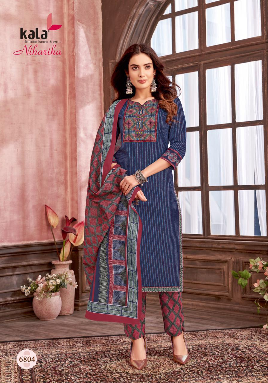 Kala Niharika Vol 3 Printed Cotton Dress Material Wholesale Online