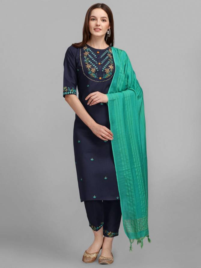 Vredevogel Leena Fancy Ethnic Wear Cotton Printed Ready Made Collection