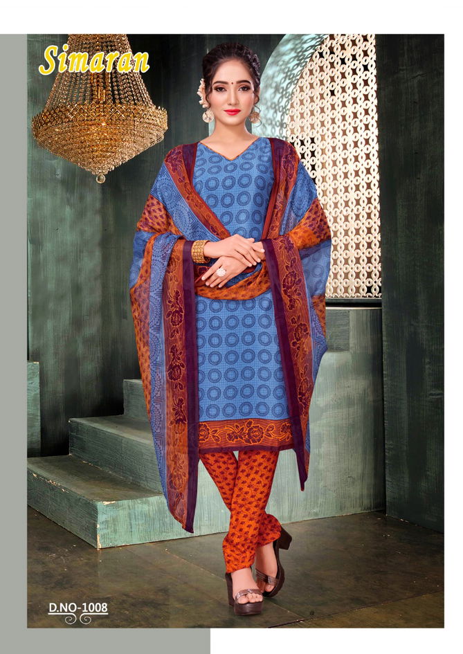 Amit Simaran New Exclusive Printed Heavy Freanch Crepe Casual Wear Dress Material Collection
 