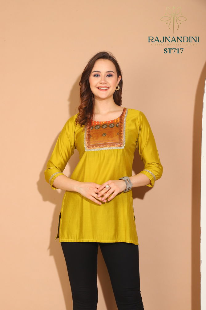 Kiara By Rajnandini Roman Silk Ladies Top Orders In India