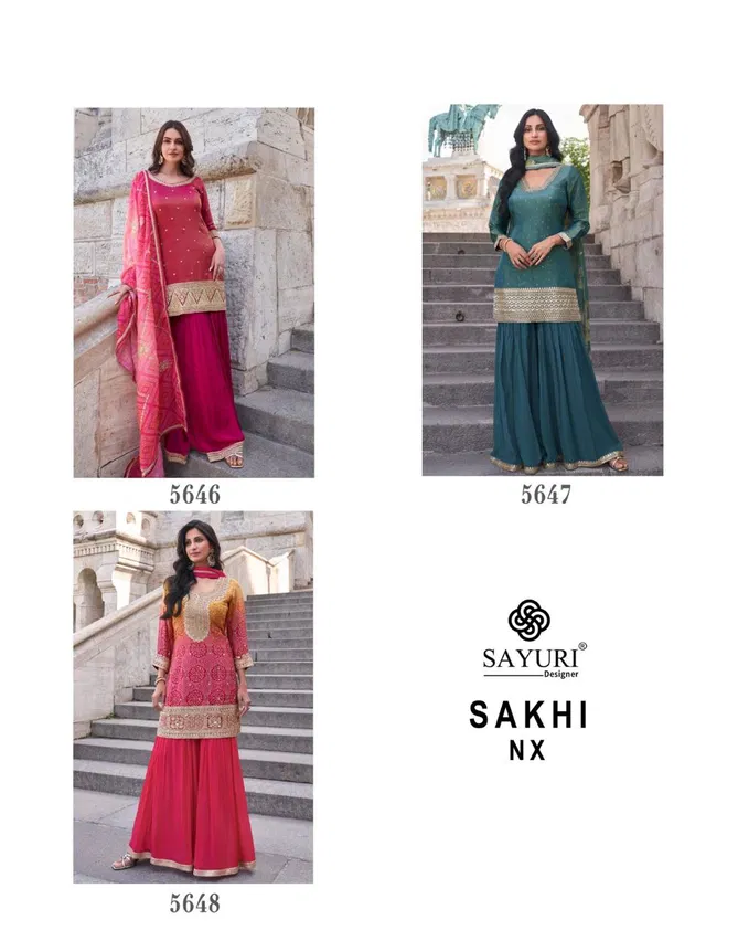 Sakhi Nx By Sayuri Designer Readymade Suits Wholesale Price In Surat