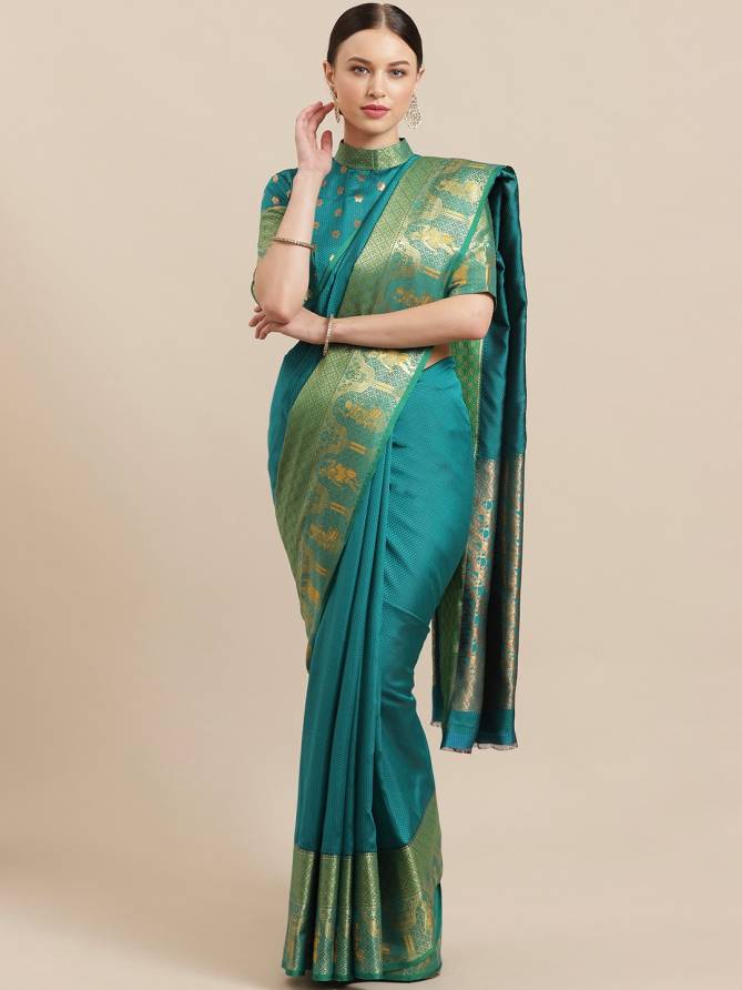 Latest Designer Kalamkari Silk 1 Banarasi Silk Saree Collection