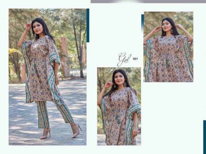 Gul 01 Fancy Ethnic Wear Cotton Printed Kurti With Bottom Latest Collection