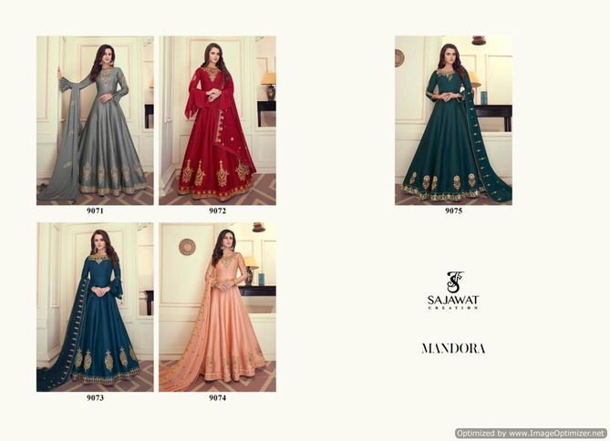 Sajawat Mandora 1 New Designer Collection Of Readymade Heavy Suit Collection For Festival And Functions 