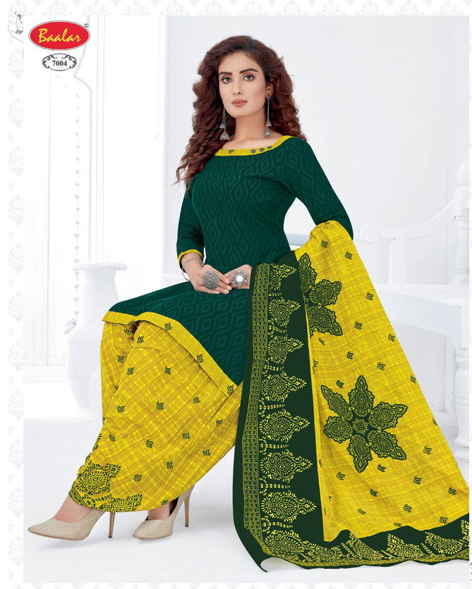 Baalar Zaara 7 New Collection Of Pure Cotton Printed Dress Material 