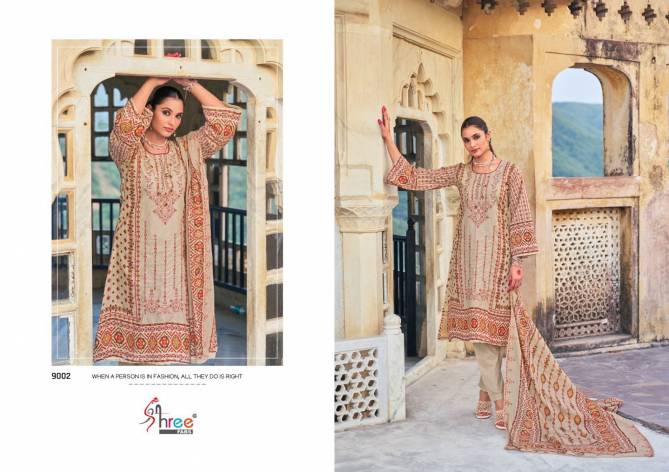 Binsaeed Lawn Collection Vol 9 Cotton Dress Material Wholesale Price In Surat

