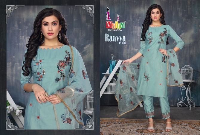 Maira Raavya 7 Latest Ethnic Wear Silk Heavy Ready Made Collection