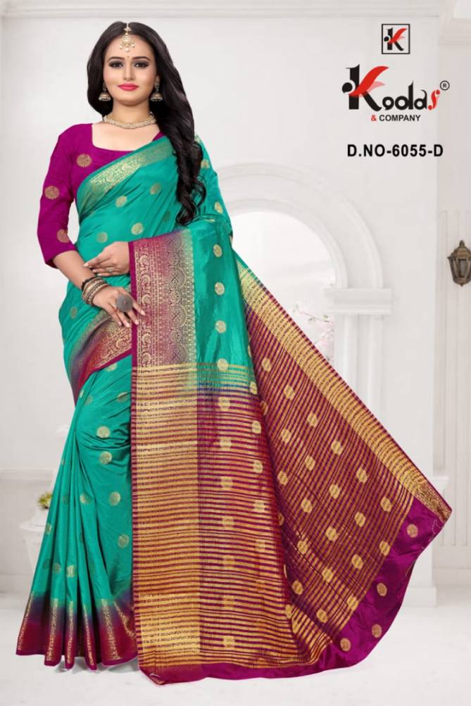 AAFRIN 6055 Latest Fancy Designer casual Wear Banarasi Silk Saree Collection
