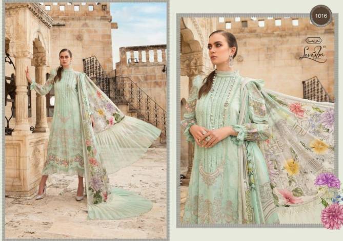 Levisha Maria B Lawn 2 Designer Festive Wear Lawn Cotton Pakistani Salwar Kameez Collection
