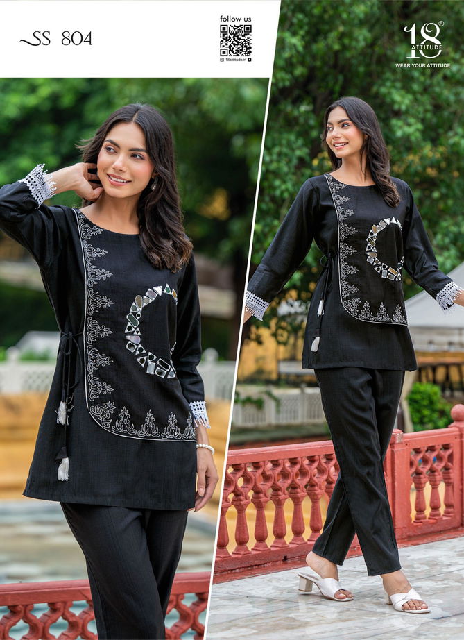 18 Attitude Sho Shaa Vol 8 Viscose Western Ladies Top With Bottom Suppliers In India