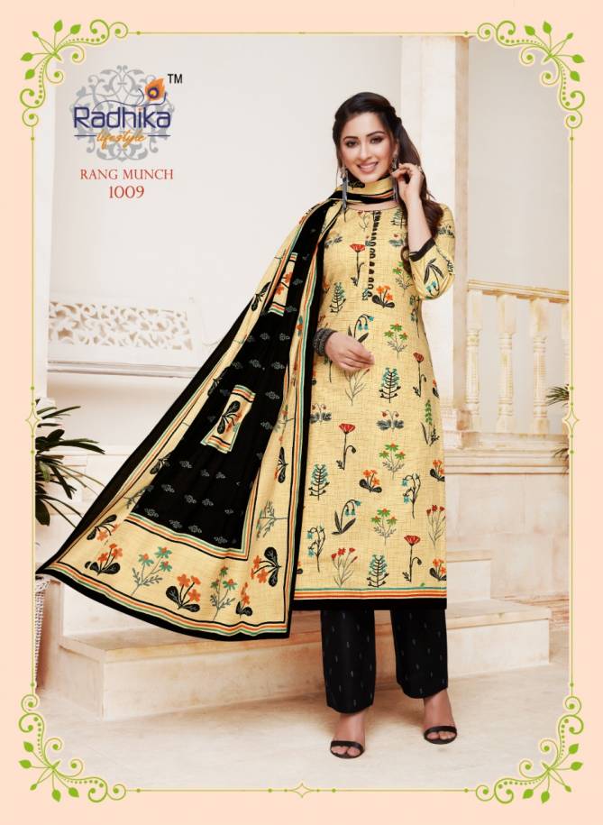 Radhika Lifestyle Rang Munch 01 Casual Wear Fancy Designer Cotton Printed Dress Material Collection