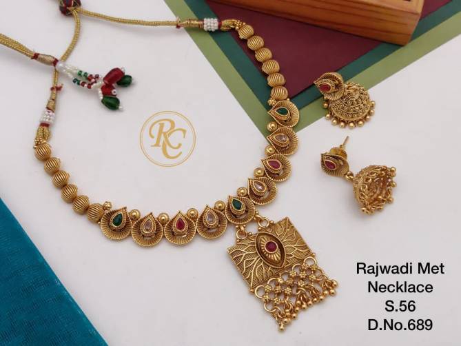 Rajwadi Mett Necklace Set Wholesale Market in Surat With Price