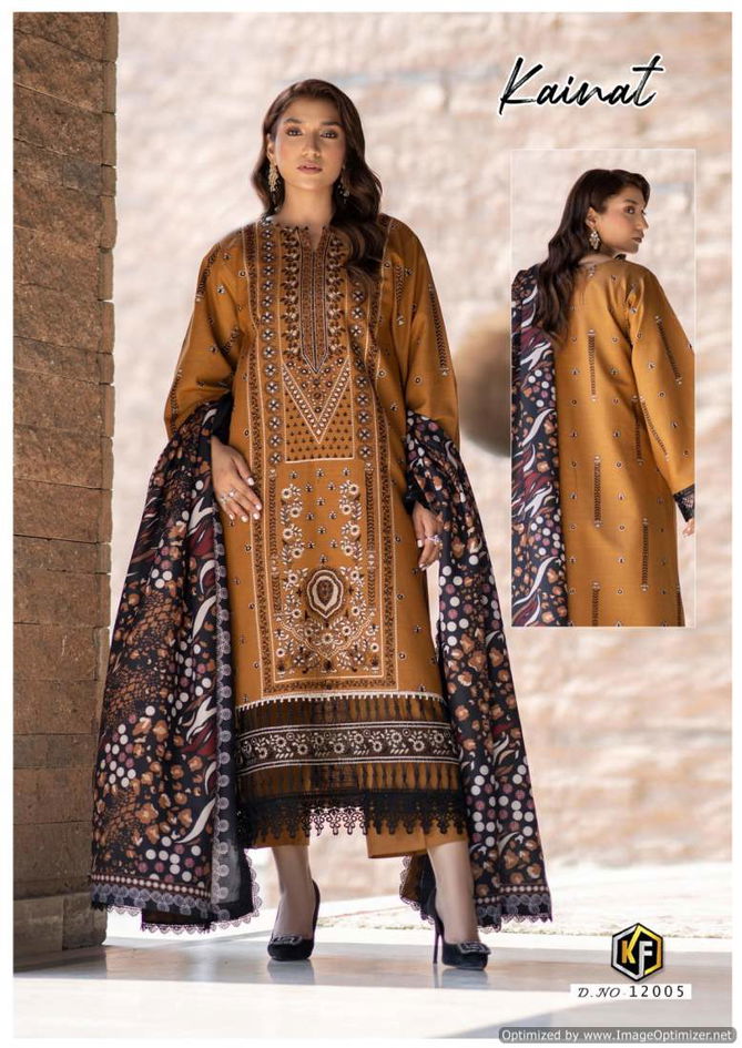 Kainnat Vol 12 By Keval Printed Lawn Cotton Pakistani Dress Material Orders In India
