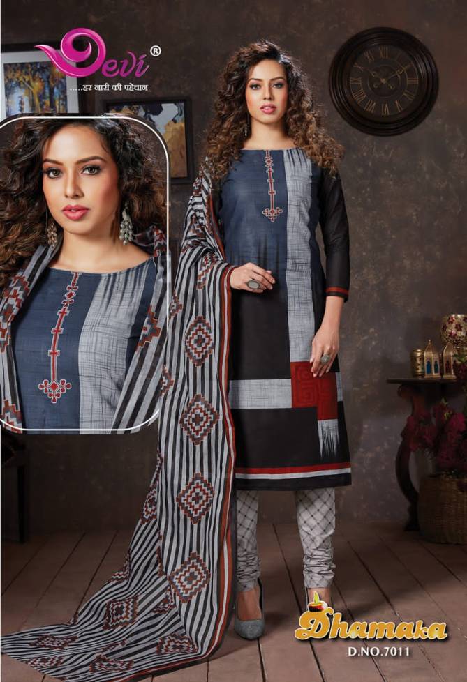 Devi Dhamaka 7 Latest Fancy Designer Regular Casual Wear Printed Pure Cotton Collection
